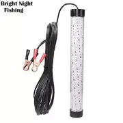 Bright Night White Light 15000 lm 25ft cord Battery clamp 300 LED Fishing Light