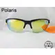 ◎明美鐘錶◎ Polaris PS81651B 亮黑色鏡框/鏡架(螢光綠點綴) 偏光半框太陽眼鏡/墨鏡