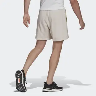 【adidas 愛迪達】運動褲 短褲 慢跑褲 男褲 米BotanDyed Short(H65786)