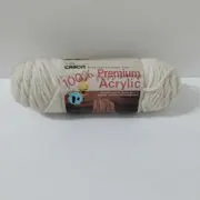 Caron Premium Acrylic Yarn 4 Ply Off White 2502 Skein