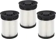 [Fette Filter] 3 PACK Fine Dust Filter for Miele TriFlex HX1 FSF Pro Cat & Dog Cordless Stick Vacuum Cleaners,HX-FSF HEPA Vacuum Filter Replacement Part #11289902,11385020, 41996704EU1