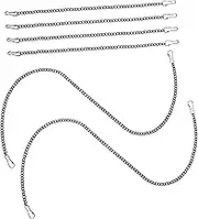 ARTSEWPLY 6 Pack of Decorative Iron Tag Chains for Home Decor Plant Hangers Sign Posts Banners Craft Projects Jewelry Making