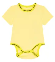 [Off-White Kids] Off-White Kids Baby cotton jersey bodysuit M 18 yellow