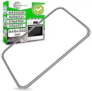 Oven Seal 440 x 320 mm 4 Hooks with Original Code 6432220 4696921 3766120 3766121 4417790 4696920 02846905 for Miele for Privileg - ONIX TECH