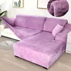 Thicken Plush Sofa Cover Elastic Furniture Couch Cover Chaise Longue Sofa Cover