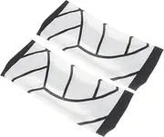 [TOBBOMEY] 2pcs Sports Headband Men Headband Professional Sweat Bands Hard Hat Sweat Bands Head Lights for Forehead Pink Sweatbands Cycling Sweatband Bandeau Bandana White Polyester