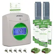 UPunch TIME CARD Kit 100 Time Cards 2 Card Racks 2 Ink Ribbons 5 Keys SHIPS FREE