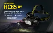 Nitecore Latest HC65 V2 1750 Lumens 165m Distance USB-C Rechargeable Headlamp