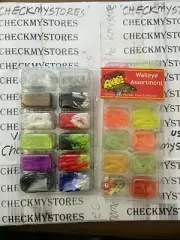 New 2box Tackle WALLEYE Kit Grubs And More