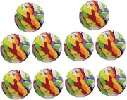 Generic 10pcs Eva Foam Ball Cat Dog Rope Chewer Dog Pet Teaser Pet Chewing for Puppies Dog Ball Launcher Playing Kitten Small Dog Chew Pet Supplies Camouflage
