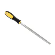 8" 80 Grit Diamond Coated Triangle File with Non-slip Handle for Glass Stone