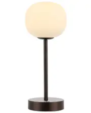 JONATHAN Y Natalia 12In Bohemian Farmhouse Iron Rechargeable Integrated LED Table Lamp
