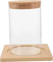 Ipetboom Glass Terrarium with Stopper Planter for Succulents and Hydroponics Decorative Jar for Decor Unique Indoor Plant Container with