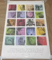 STAR WARS CELEBRATION III 2005 TRILOGY KEY ART 23 X 34 POSTER by RUSSELL WALKS