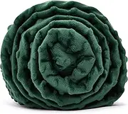 TONGDADA Weighted Blanket Cover (Dark Green Minky Dot, 48''x72'' Duvet Cover)