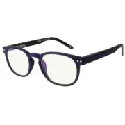 +2.0 Polinelli Reading Glasses, Purple / Black Frame, Computer, Readers