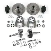 28-48 Early Ford Solid Axle Disc Brake Spindles Kingpin Conversion Kit 5x4.75 GM (for: Ford)