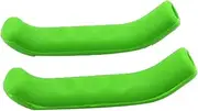 tieedhfu 1 Pair Bicycle Brake Lever Grips Handle Protector Comfortable Ergonomic Portable Reusable Removable Sleeve Accessories, Green