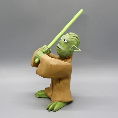 NAVAJO FOLK ART-HANDMADE STAR WARS "YODA" by VIRGIL WOOD - NATIVE AMERICAN
