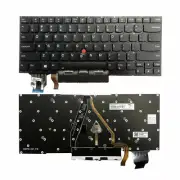 fits Lenovo ThinkPad X1 Carbon 7th Gen 20QD 20QE 20R1 20R2 Keyboard US Backlit