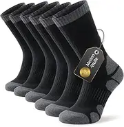 [Alaplus] Running Socks Cushioned Sports Socks Ankle Socks Trainer Socks for Men Women Ladies Cotton Low Cut Athletic Socks (6 Pairs)