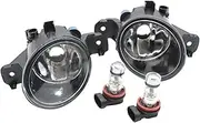 TDTAPN 2Pcs Compatible for Infiniti M35 M35x M45 Q70 2006-2008 Compatible for Nissan Fuga 9-Pieces Led Fog Lights H11 12V Front Bumper Lights(Style D)