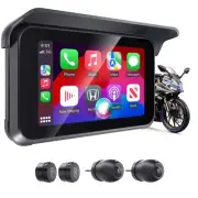 Portable Motorcycle DVR, Motorcycle TPMS, Wireless Apple Carplay & Android Au...