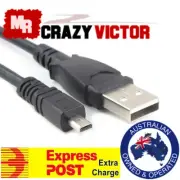 USB Data Cable Cord for Panasonic Lumix DMC-SZ1 TZ30 TZ40 TZ50 TZ55 TZ60 Camera