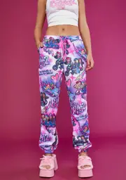 [Dolls Kill x Bratz] Hot N' Unbothered Graphic Sweatpants