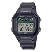 Casio Unisex Resin Digital Watch Black WS1600H-8A