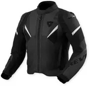 Revit Automate perforated Motorcycle Leather Jacket, black, Size 50 for Men