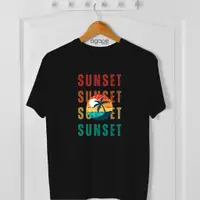在飛比找蝦皮購物優惠-Summer Sunset - 優質度假 T 恤男女皆宜/1