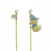 在飛比找蝦皮購物優惠-韓國 黃色小鴨 白愛心 黃鍊 可愛 口罩鍊