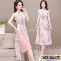 在飛比找Yahoo!奇摩拍賣優惠-【潤資精品店】改良旗袍洋裝 中國服女裝 長旗袍 上海灘旗袍 