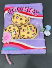 New Girls Fuzzy Diary Cookies Design with Lock & 2 Keys