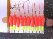 10 NEW WOOD SLIP FLOATS / BOBBERS PANFISH ICE FISHING NO FREEZE UP ON LINE B141