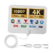 TV Antenna Indoor, 2024 Upgraded Amplified HD Digital TV Antenna for Smart and