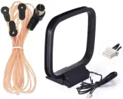 AM Loop & FM Antenna For Indoor Digital HD Radio Bluetooth Stereo AV Receiver