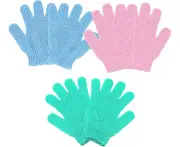 Exfoliating Gloves, Exfoliating Body Scrub Exfoliator Glove, Exfoliating Mitt, Body Exfoliator Hand Mitten, Body Scrubber Bath Gloves Scrubs For Showe