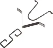 Metal Rain Chain Hooks Gutter Rain Chain Attachments Install Adapter Cup Hook Set Outdoor