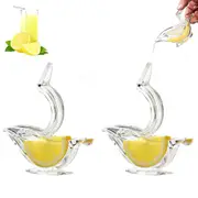 Lemon Squeezer Manual Lemon Squeezer Clip Transparent Fruit Press Squeezer Kitchen Bar Gadget