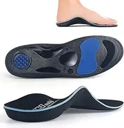 PCSsole Orthotic High Arch Support Insoles, Comfort Sport Insert for Flat Feet, Plantar Fasciitis, Feet Pain, Foot Valgus, Over Pronation for Men and Women（26cm）