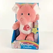 Care Bears Cousins Lotsa Heart Elephant 12” Plush Stuffed Toy VHS Tape New 2004