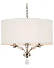 Crystorama 3-Light Mirage Mini Chandelier