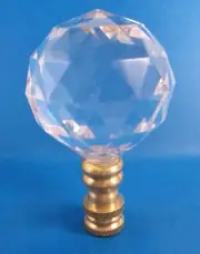 LAMP FINIAL Large Acrylc Ball Knob (158)