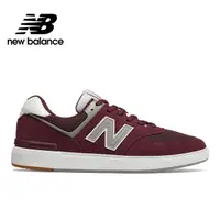 在飛比找PChome24h購物優惠-【New Balance】 復古鞋_中性_酒紅_AM574M