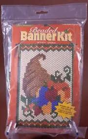The Beadery Beaded Banner Kit Cornucopia 5283 NIP
