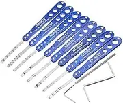 TPM Go 8pcs Safe Lock Quick Opening Tool with 2pcs Tension Tools, Wavy Single Pick Hook for Strongbox Lock