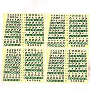 Vaguelly 10pcs Guitar Fretboard Sticker Notes Map Labels for Acoustic Electric Guitar