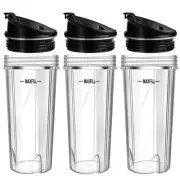 Blender Replacement Parts for , 3 Pack 16oz Blender Cups3090